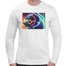 Neon Party Bear Men Long Sleeves T-shirt