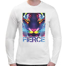 Fierce Neon Tiger Men Long Sleeves T-shirt