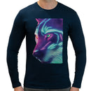 Neon Wolf Men Long Sleeves T-shirt