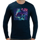 Bear Neon Rave | Men long sleeves t-shirt