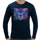 Bear Neon Rave | Men long sleeves t-shirt