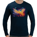 Cosmic Phoenix Men Long Sleeves T-shirt