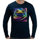 Frog Neon Men Long Sleeves T-shirt