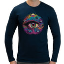 Trippy Third Eye | Men long sleeve T-shirt