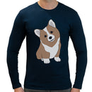 Cute Corgi Men Long Sleeves T-shirt