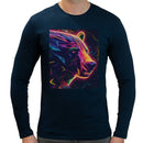 Bear Neon Rave | Men long sleeves t-shirt