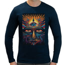 Trippy Third Eye | Men long sleeve T-shirt