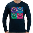 Bear Neon Rave | Men long sleeves t-shirt