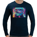 Astronaut Psychedelic | Men long sleeves t-shirt