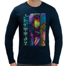 Bear Neon Rave | Men long sleeves t-shirt