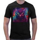 Neon Owl Men Short Sleeves T-shirt