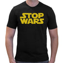 Stop Wars spoof logo | Super Soft T-shirt | Cotton Crew Neck Short sleeve T Shirt Men's