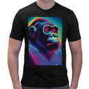 Neon Rave Gorilla | Super Soft T-shirt | Cotton Crew Neck Short sleeve T Shirt Men's
