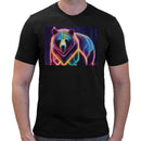 Neon Bear | Super Soft T-shirt | Cotton Crew Neck Short sleeve T Shirt Men's