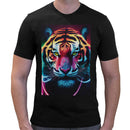 Tiger Neon | Super Soft T-shirt | Cotton Crew Neck Short sleeve T Shirt Men's
