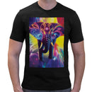 Elephant Rainbow Neon Men Short Sleeves T-shirt