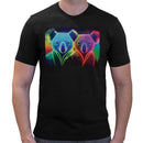 Neon Rainbow Koala Men Short Sleeves T-shirt