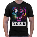 Roar Neon Tiger Men Short Sleeves T-shirt