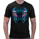 Neon Rave Cheetah | Super Soft T-shirt | Cotton Crew Neck Short sleeve T Shirt Men's