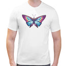 Neon Butterfly Men Short Sleeves T-shirt