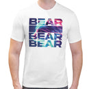 Bear Neon Rave | Super Soft T-shirt | Cotton Crew Neck Short sleeve T Shirt Men's