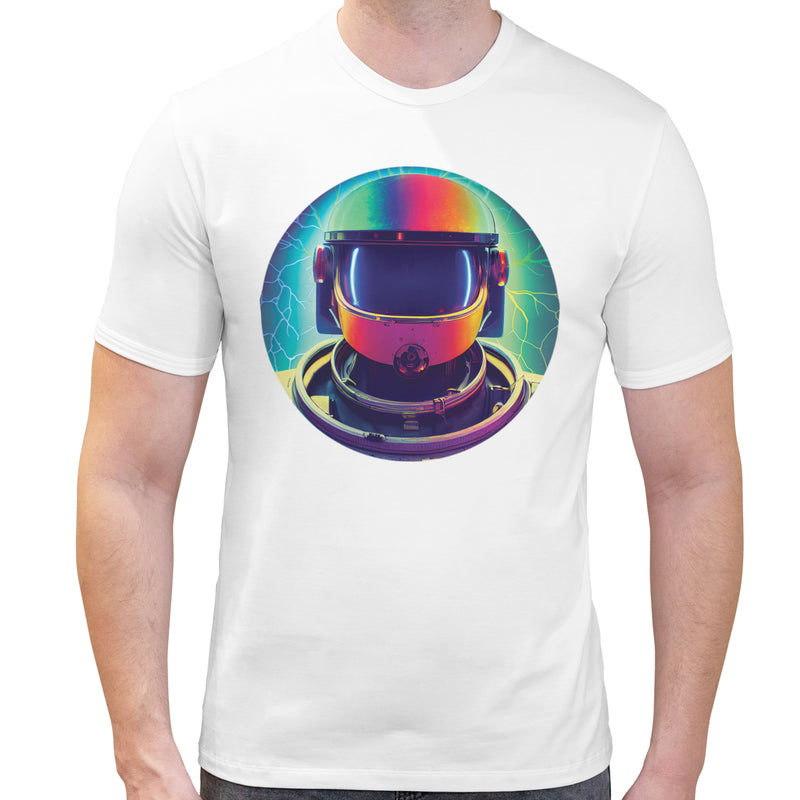 Astronaut Psychedelic | Super Soft T-shirt | Cotton Crew Neck Short sleeve T Shirt Men's