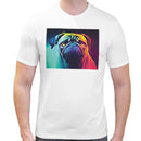 Neon Pug Men Short Sleeves T-shirt