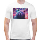 Bear Neon Rave | Super Soft T-shirt | Cotton Crew Neck Short sleeve T Shirt Men's