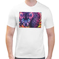 Neon Cheetah | Super Soft T-shirt | Cotton Crew Neck Short sleeve T Shirt Men's