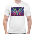 Neon Tribal Parrot | Super Soft T-shirt | Cotton Crew Neck Short sleeve T Shirt Men's