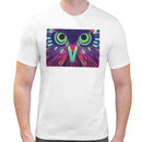 Neon Tribal Parrot Men Short Sleeves T-shirt