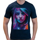 Raver Girl Neon Men Short Sleeves T-shirt