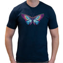 Neon Butterfly Men Short Sleeves T-shirt