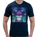 Neon Lion Men Short Sleeves T-shirt
