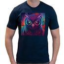 Neon Owl Men Short Sleeves T-shirt