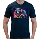 Neon Bear Men Short Sleeves T-shirt