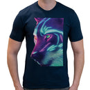 Neon Wolf Men Short Sleeves T-shirt