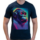 Neon Rave Gorilla Men Short Sleeves T-shirt