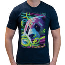 Neon Rave Panda Men Short Sleeves T-shirt
