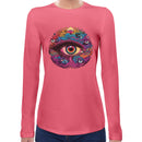 Trippy Third Eye | Women long sleeve T-shirt
