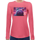 Bear Neon Rave | Women long sleeves t-shirt