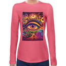 Trippy Third Eye | Women long sleeve T-shirt