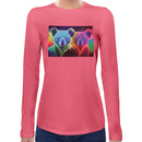 Neon Rainbow Koala Women Long Sleeves T-shirt