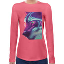 Neon Wolf Women Long Sleeves T-shirt