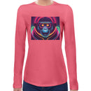 Neon Gorilla Women Long Sleeves T-shirt