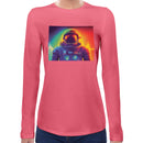 Astronaut Psychedelic | Women short sleeves t-shirt