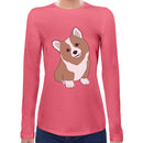 Cute Corgi Women Long Sleeves T-shirt