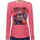 Trippy Third Eye |  Women long sleeve T-shirt