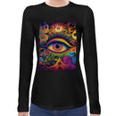Trippy Third Eye | Women long sleeve T-shirt