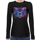Bear Neon Rave | Women long sleeves t-shirt